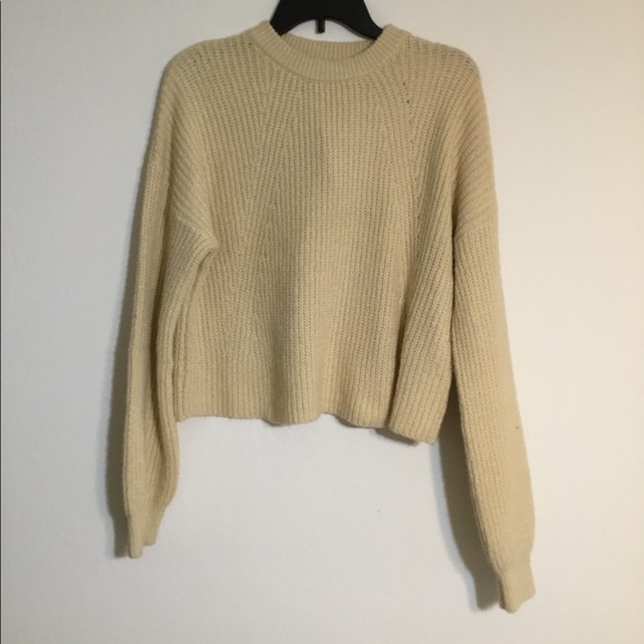 Woman Sweater, Crewneck Sweater, Sweater, BP. Sweater, Beige Sweater - Picture 3 of 5